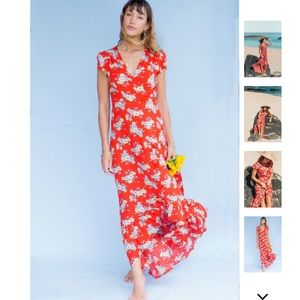 XIX PALMS BYRON WRAP DRESS